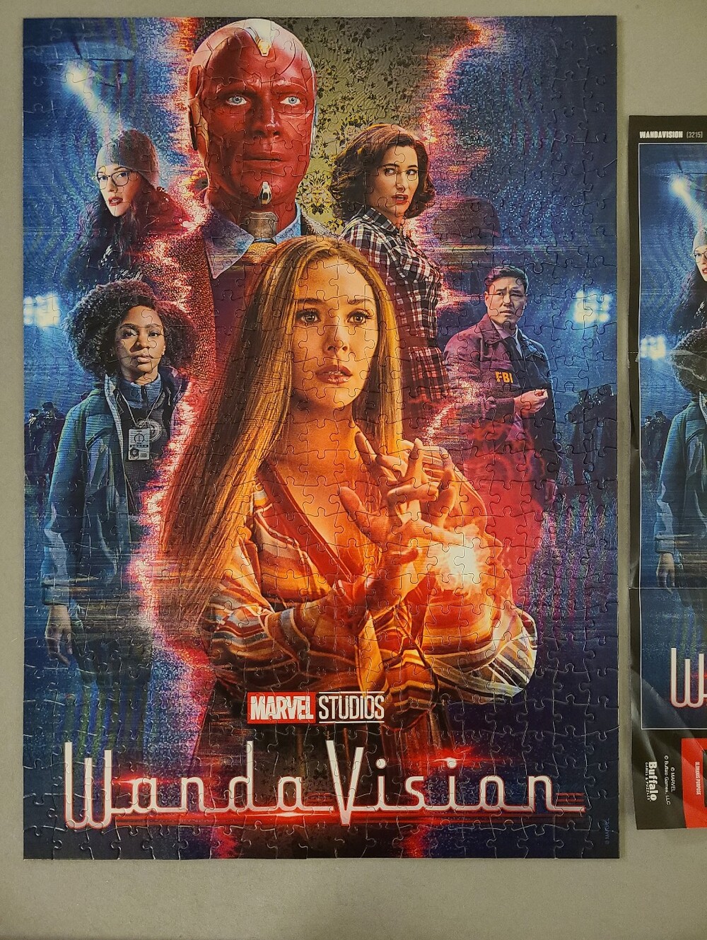Marvel Studios WandaVision Reality Rift 500-Piece Jigsaw Puzzle Buffalo Games - Picture 4 of 6